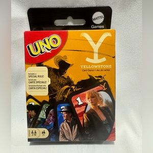 UNO MATTEL YELLOWSTONE SPECIAL EDITION CARD GAME - NEW (INCLUDES A SPECIAL RULE)
